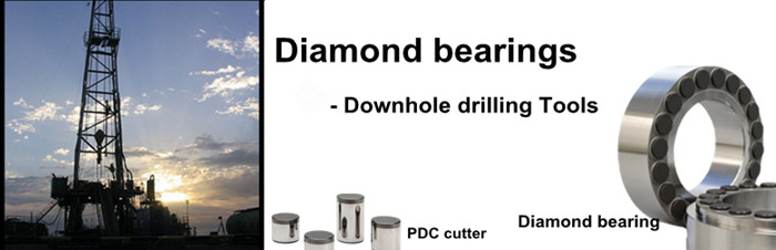 diamond bearings for downhole drilling tools 