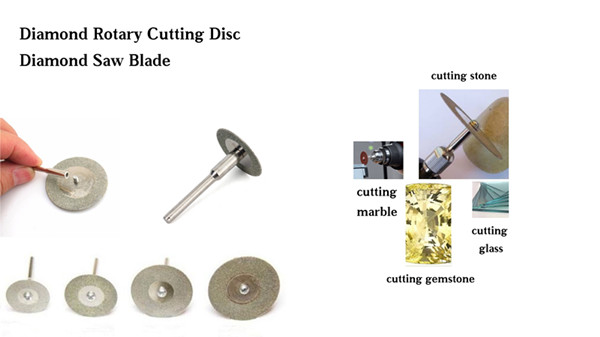 diamond rotary cutting disc for gemstone