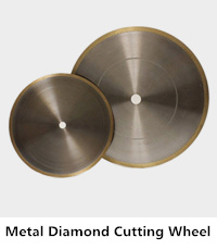 Metal diamond cutting disc