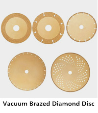 vacuum brazed diamond disc