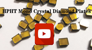 HPHT Mono Crystal Diamond Plates