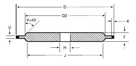 14A1 diamond grinding wheel 