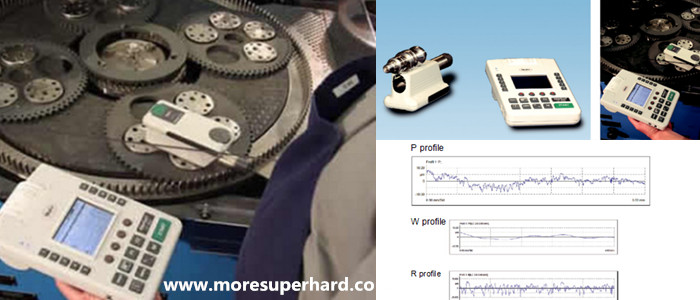 tested surface roughness of workpiece