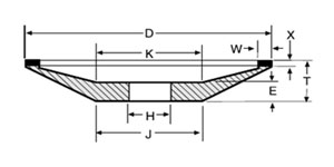 12A2 Diamond Grinding Wheel