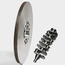 electroplated CBN grinding wheel for rough crankshaft