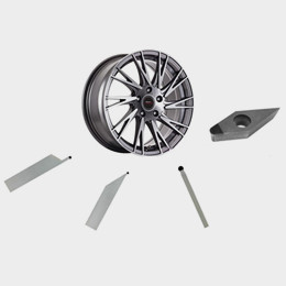 PCD wheel hub turning tools