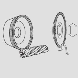 11V9 diamond grinding wheel