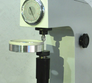 Hardness testing of vitrified diamond wheel