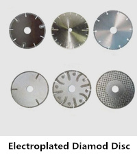 electroplated diamond cutting disc