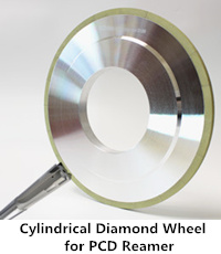 cylindrical diamond grinding wheel for pcd reamer