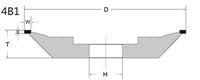 4b1 diamond grinding wheel