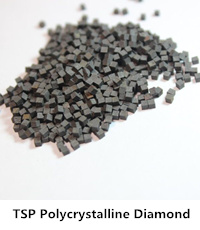 TSP polycrystalline diamond