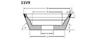 11v9 diamond grinding wheel