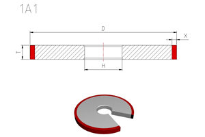 1A1 diamond wheel